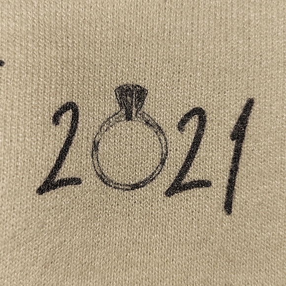 FIANCÉ est. 2021 Beige Sweatshirt, S - Picture 15 of 16